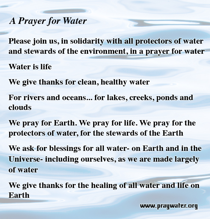 pray for water